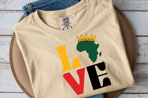 Juneteenth Svg, Black History SVG, Africa Love SVG, Crown, African American Shirt Svg SVG DesignDestine 