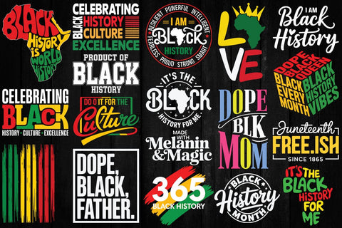 Juneteenth Svg Bundle , Black History Svg, Juneteenth png, African American Png, Juneteenth Shirt Svg SVG DesignDestine 