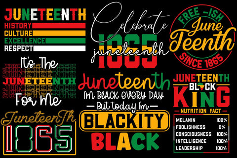 Juneteenth svg bundle designs, Juneteenth svg files for cricut, Juneteenth png bundle, Black king nutrition facts svg, Celebrate juneteenth SVG BB Type Studios 