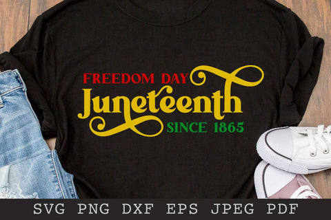 Juneteenth SVG - Freedom Day Since 1865 SVG Shine Green Art 