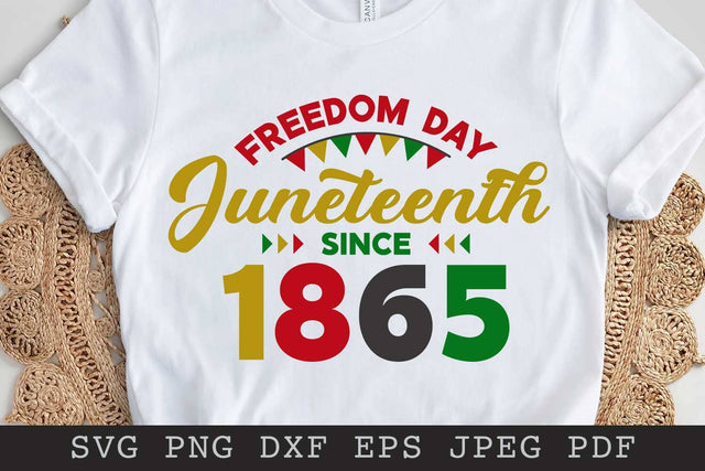 Juneteenth SVG - Freedom Day Since 1865 SVG Shine Green Art 