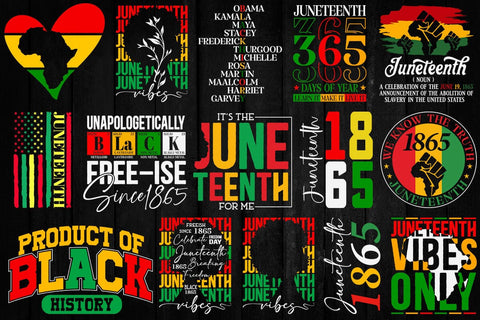 Juneteenth SVG PNG Bundle, Black History Month, celebrate 1865, we are black history, Black king nutrition svg,1865 svg,Celebrate Juneteenth SVG DesignDestine 