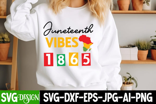 Juneteenth Vibes 1865 SVG Design, Juneteenth SVG Cut File, Juneteenth Sublimation Design, Juneteenth SVG Cut File, Juneteenth Sublimation Design, Black hIstory SVG Bundle , Black Woman SVG Design SVG BlackCatsMedia 