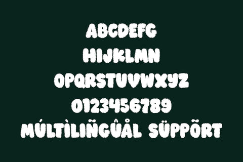 Jungle Boys – Furry Jungle Display Font Font Mozzatype 