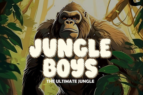 Jungle Boys – Furry Jungle Display Font Font Mozzatype 