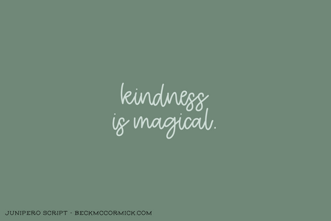 Junipero Script Font Beck McCormick 