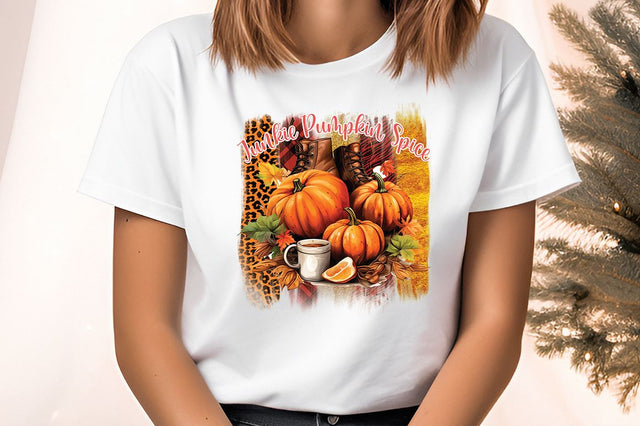 Junkie Pumpkin spice PNG Design Sublimation Designangry 