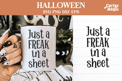 Just a freak in a sheet svg SVG Carla C Designs 
