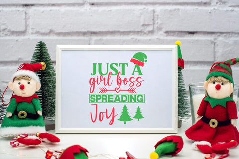 Just a girl boss spreading joy SVG Design SVG Designangry 