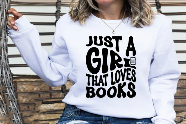 Just a Girl That Loves Books SVG orpitasn 