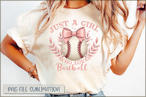 Just a girl who loves baseball Sublimation Sublimation Shetara Begum 