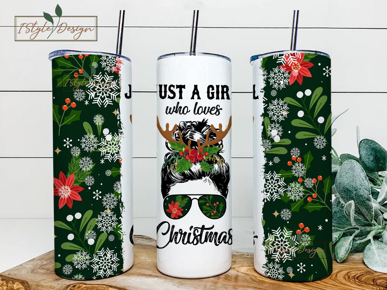 Just a Girl That Loves Wine and Christmas Tumbler Template, Christmas  Goblet Wine Glitter 20oz Skinny Tumbler, Christmas Light Png, Christmas  Sublimation Design, Digital Download - So Fontsy