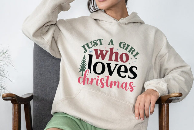 just a girl who loves christmas SVG Angelina750 