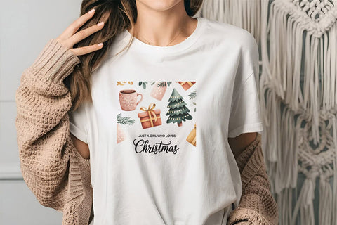 Just A Girl Who Loves Christmas SVG Angelina750 