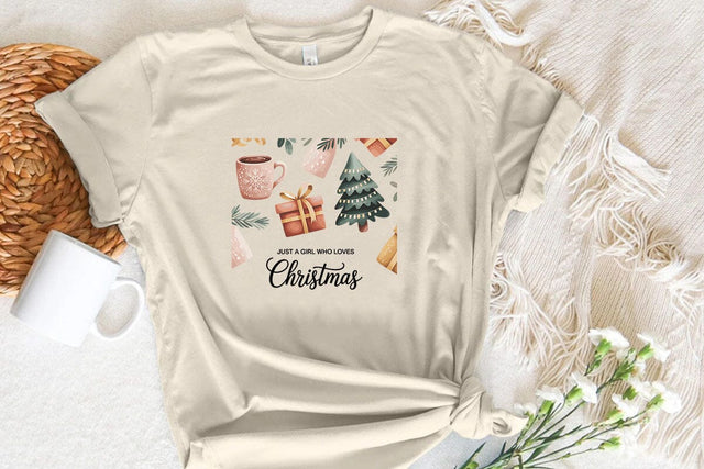 Just A Girl Who Loves Christmas SVG Angelina750 