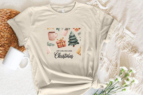 Just A Girl Who Loves Christmas SVG Angelina750 