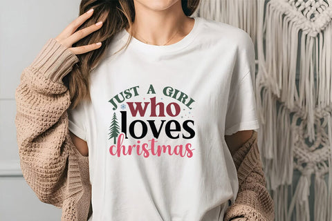 just a girl who loves christmas SVG Angelina750 