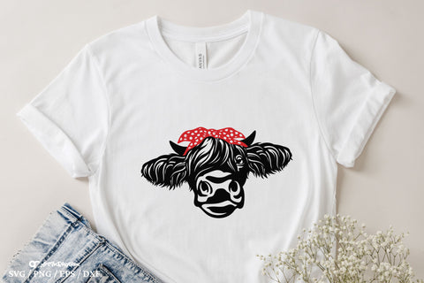 Just a girl who loves Cows Svg, Cow with a Bandana Svg, Highland Cow Svg, Cow Svg SVG Artinrhythm shop 