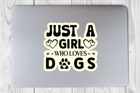 Just a girl who loves dogs-01 SVG Angelina750 