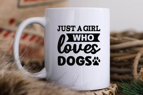 Just a girl who loves dogs-01 SVG Angelina750 