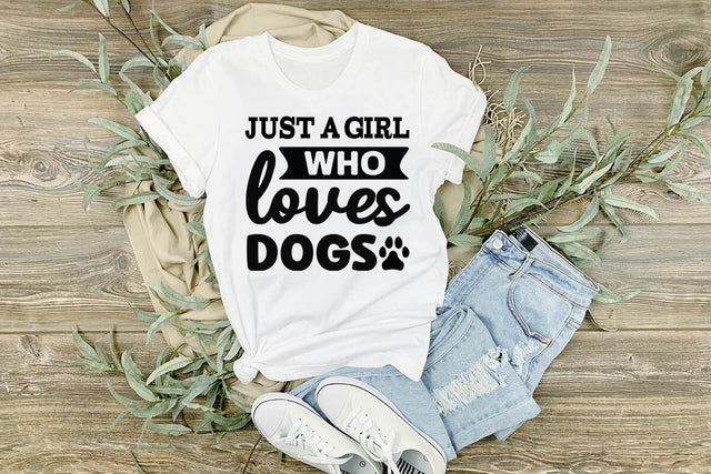 Just a girl who loves dogs-01 SVG Angelina750 