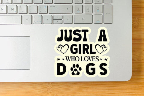 Just a girl who loves dogs-01 SVG Angelina750 