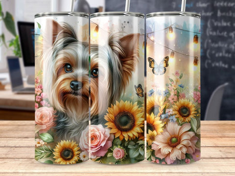 Just A Girl Who Loves Dogs Seamless Tumbler Sublimation Wrap Sublimation BijouBay 
