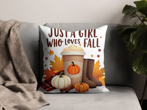 Just a Girl who loves Fall Sublimation PNG Sublimation Luvleigh Digitals 