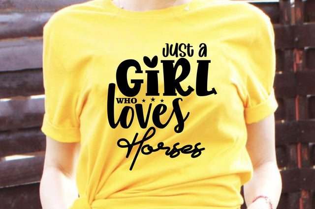 Just a Girl Who Loves Horses SVG orpitasn 