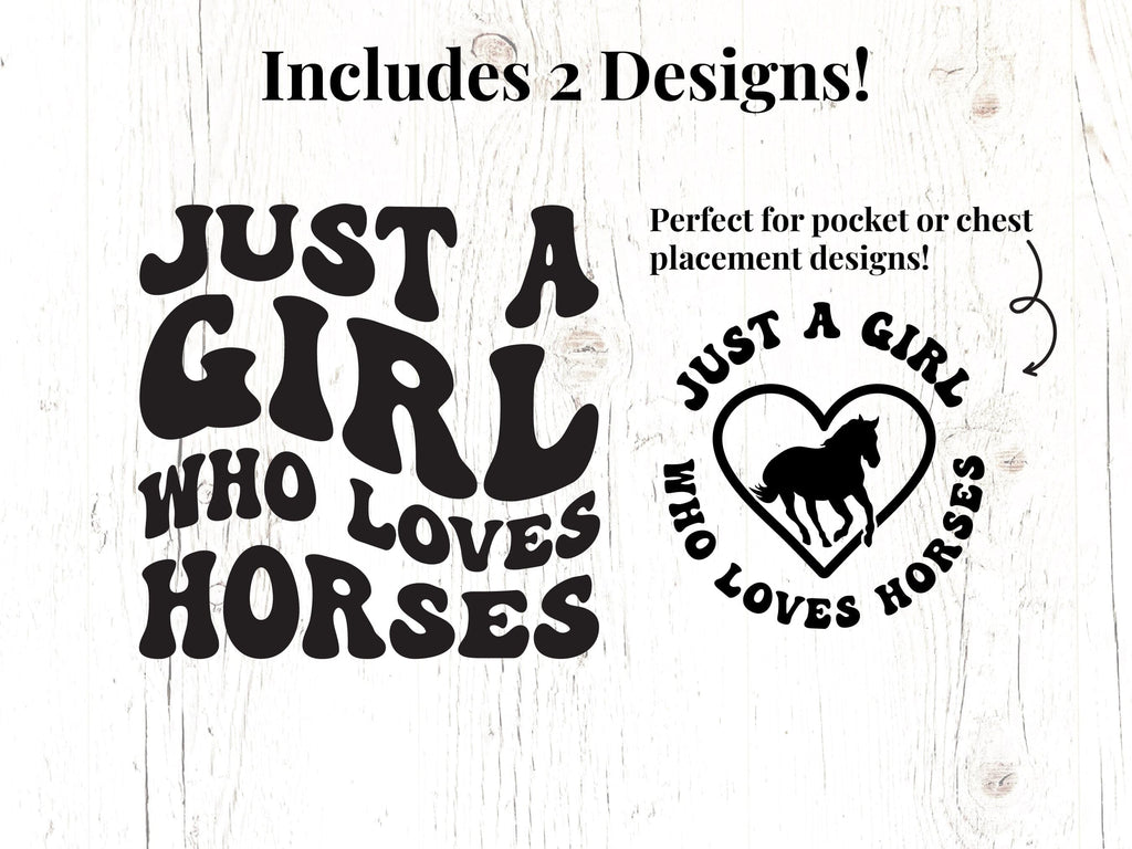 Just a girl who loves horses - Cavallo da donna Maglietta Just a girl who loves horses - Cavallo da donna Maglietta