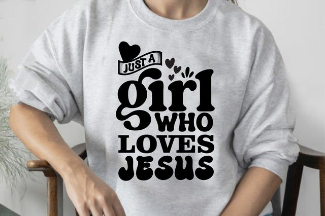 Just a Girl Who Loves Jesus SVG orpitasn 