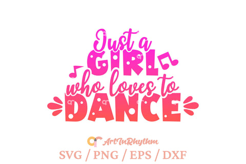Just a girl who loves to dance svg, I love dancing SVG Artinrhythm shop 