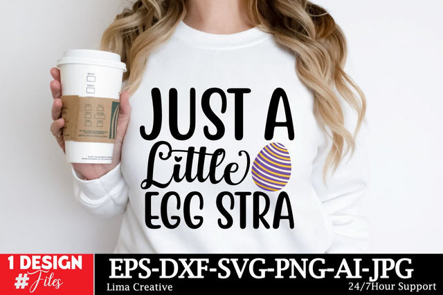 Just A Little Egg Stra SVG Cut File SVG Insomnia Std 