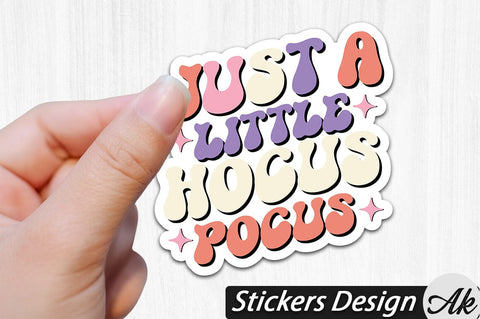 Just a little hocus pocus Stickers Design SVG akazaddesign 