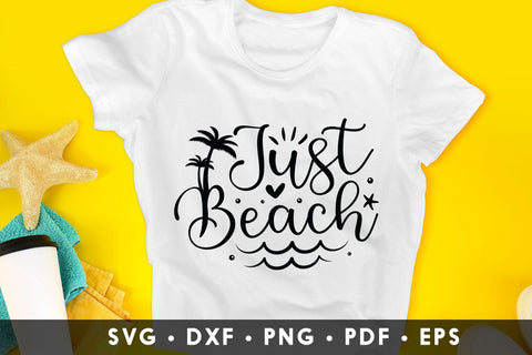 Just Beach SVG Cut file SVG CraftLabSVG 