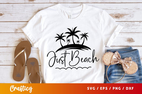 Just Beach SVG Design SVG Designangry 