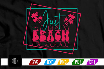 Just Beach Svg Design SVG Nbd161 