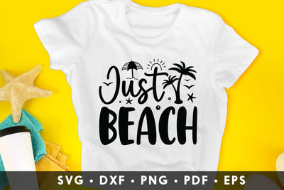 Just Beach SVG, DXF, PNG, EPS, PDF SVG CraftLabSVG 