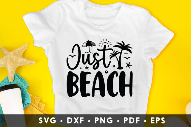 Just Beach SVG, DXF, PNG, EPS, PDF SVG CraftLabSVG 