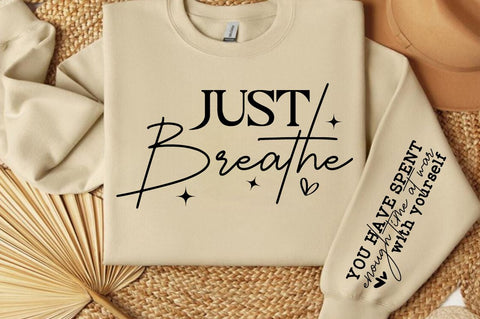 Just Breathe Sleeve SVG Design SVG Designangry 