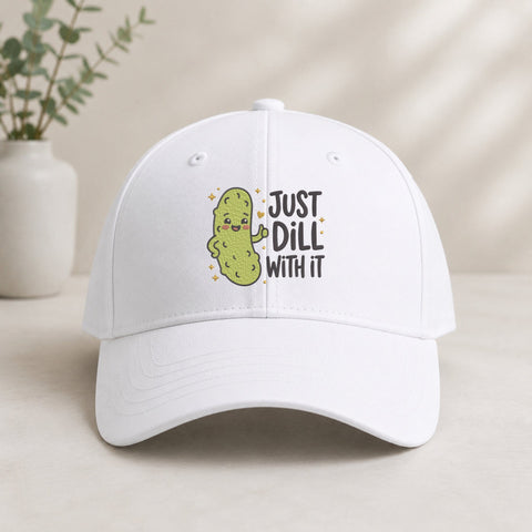 Just Dill With It Pickle Embroidery Design – Funny Pickle Machine Embroidery File, Cute Dill Pickle Saying Design Embroidery/Applique DESIGNS PatternFeed8 