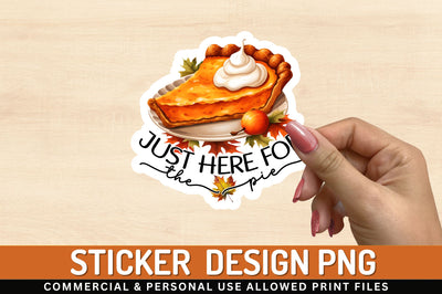 Just here for Sticker Design Sublimation Regulrcrative 