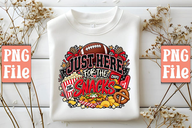 Just Here For The Snacks PNG Sublimation Craftlabsvg24 