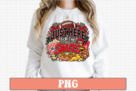 Just Here For The Snacks PNG Sublimation Craftlabsvg24 