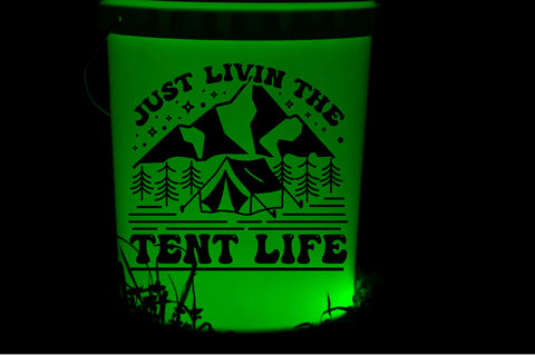 Just Livin the tent life svg Design SVG Regulrcrative 