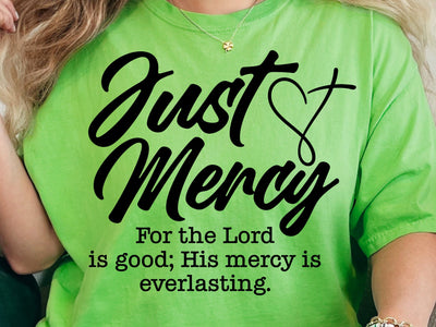 Just Mercy SVG, Lord is Good PNG, Everlasting Mercy EPS, Christian Quote SVG DesignDestine 