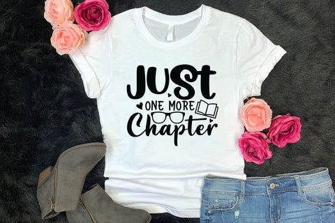 Just One More Chapter, Reading Book Lovers SVG SVG CraftLabSVG 