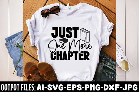 Just One More Chapter svg design SVG Rafiqul20606 