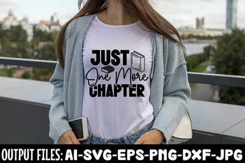 Just One More Chapter svg design SVG Rafiqul20606 