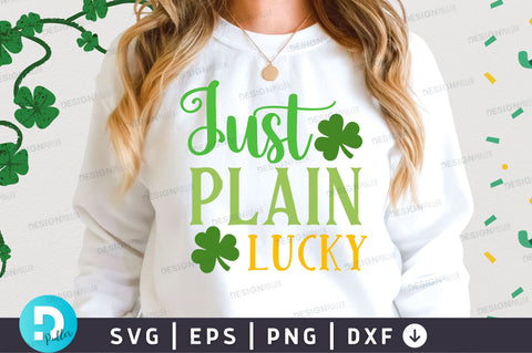 Just plain lucky SVG Design SVG Regulrcrative 